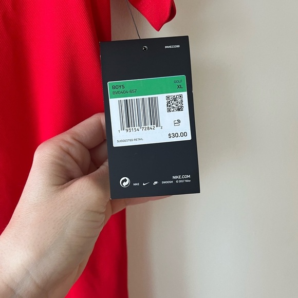 🌼 5/$25 NWT Nike boys golf polo short sleeve t-shirt size XL - Picture 8 of 11